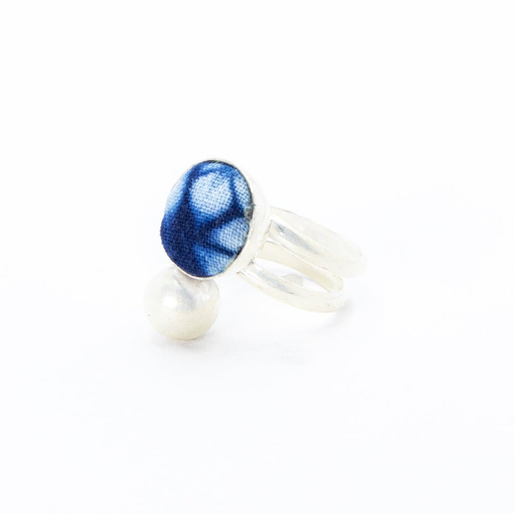 #product_nHand Dyed Batik Fabric Adjustable Ringsame# - it&itself