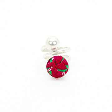 #product_nHand Embroidered Silver Adjustable Ringsame# - it&itself