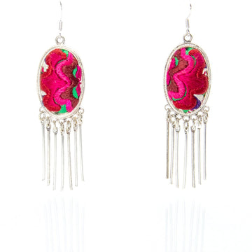 #product_nVintage Embroidered Miao Silver Earringsame# - it&itself
