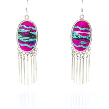 #product_nVintage Embroidered Miao Silver Earringsame# - it&itself
