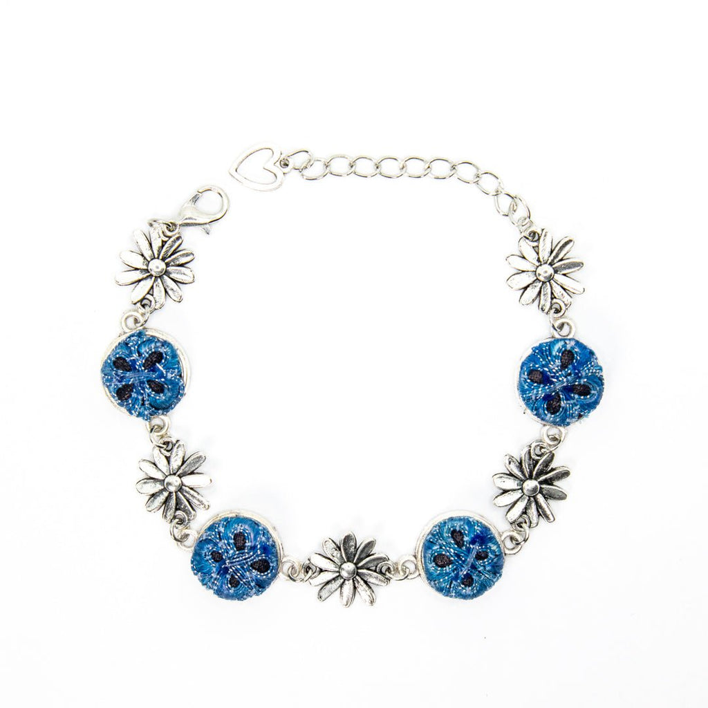 #product_nTraditional Hand Embroidered Miao Silver Braceletame# - it&itself