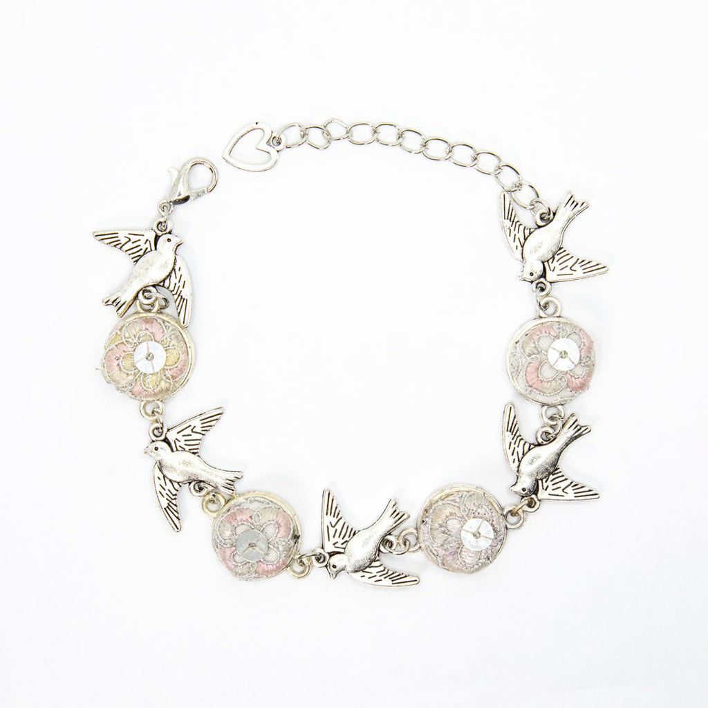 #product_nTraditional Hand Embroidered Miao Silver Braceletame# - it&itself