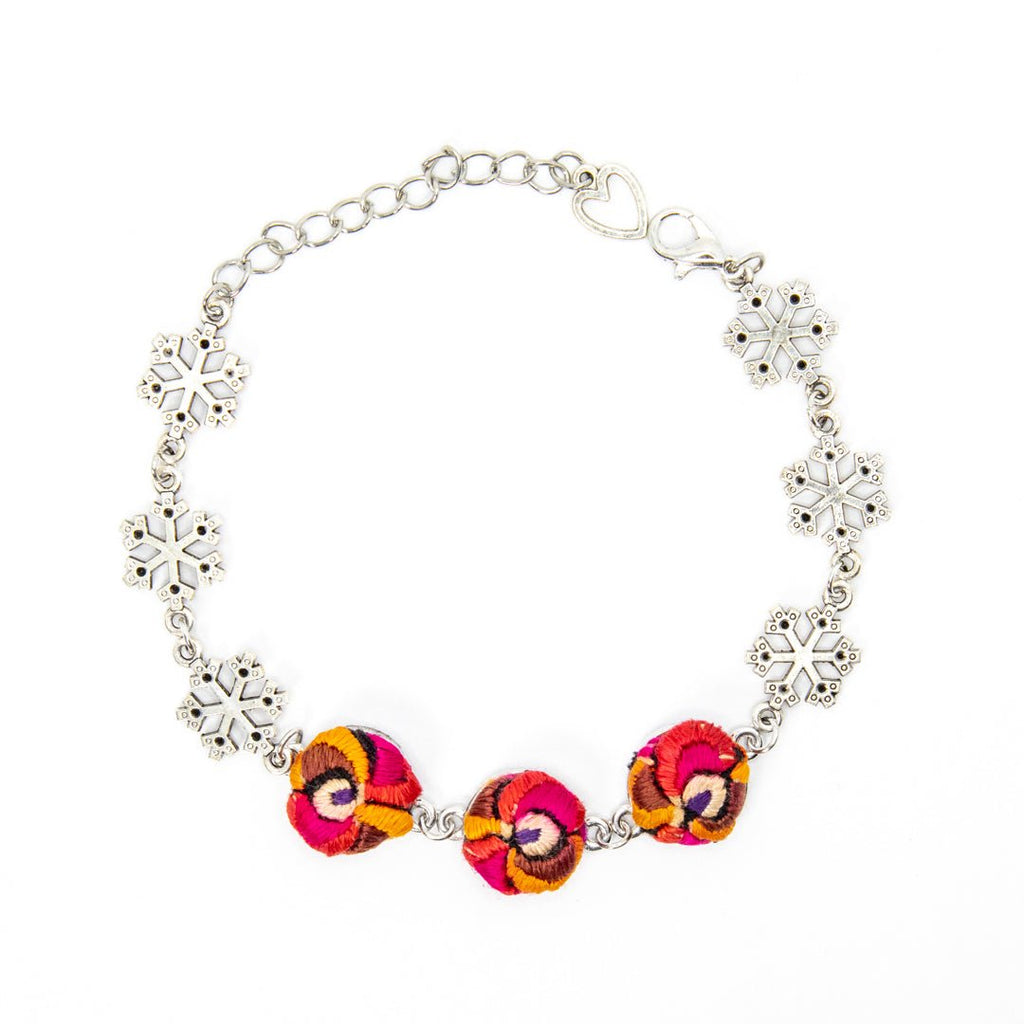 #product_nTraditional Hand Embroidered Miao Silver Braceletame# - it&itself