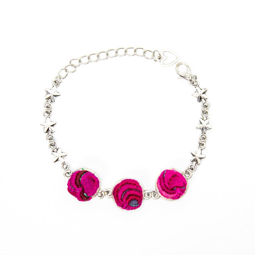 #product_nTraditional Hand Embroidered Miao Silver Braceletame# - it&itself