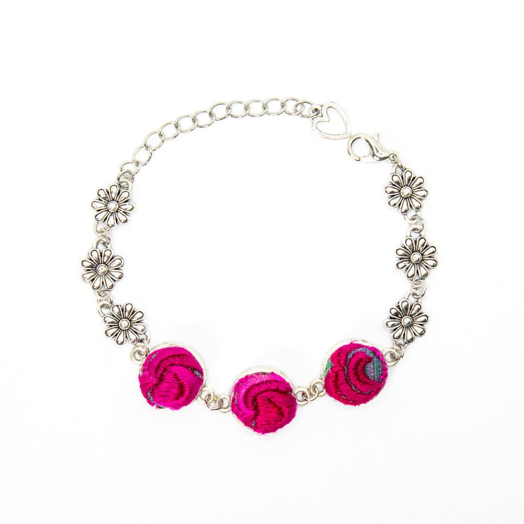 #product_nTraditional Hand Embroidered Miao Silver Braceletame# - it&itself