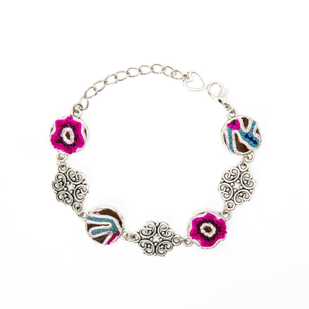 #product_nTraditional Hand Embroidered Miao Silver Braceletame# - it&itself