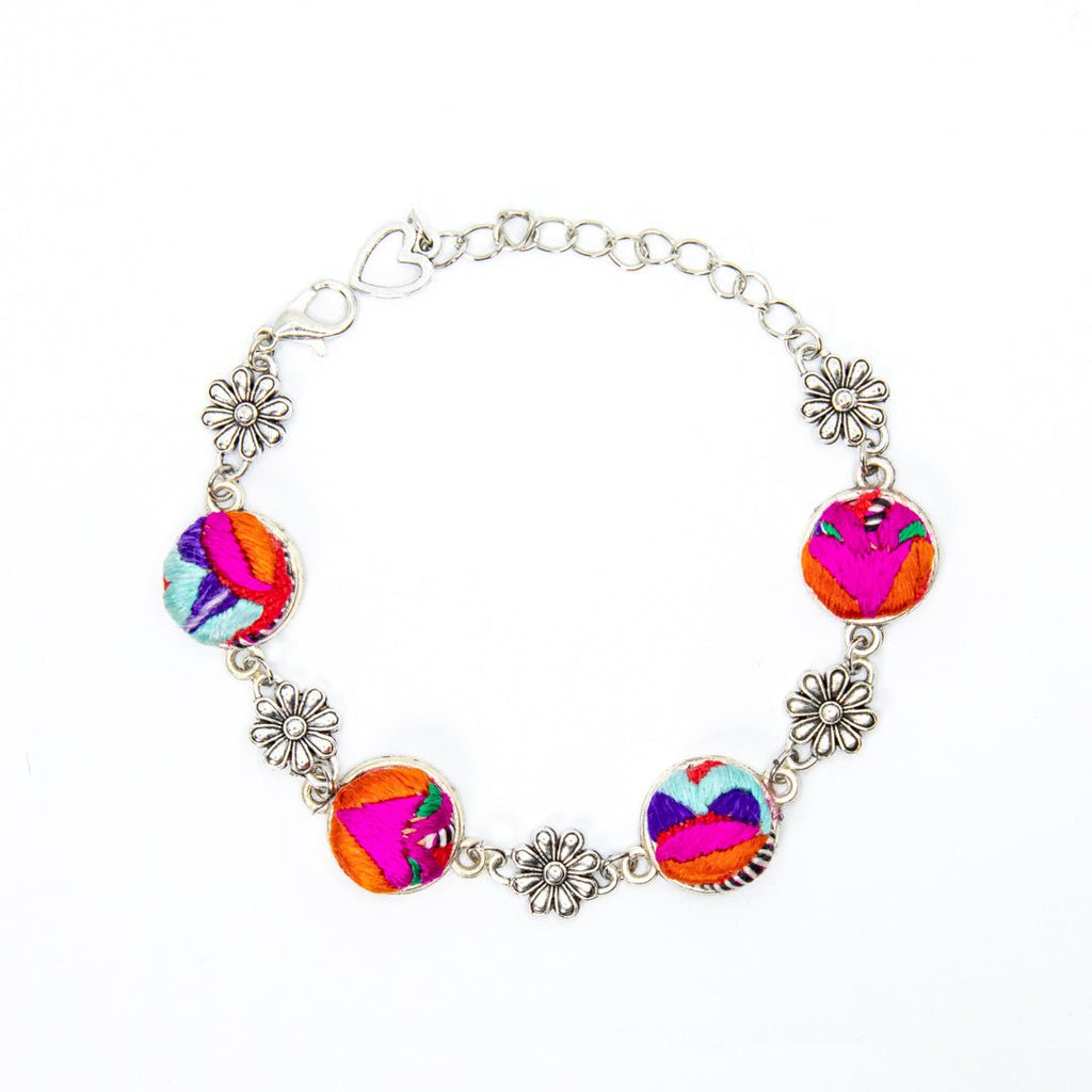 #product_nTraditional Hand Embroidered Miao Silver Braceletame# - it&itself