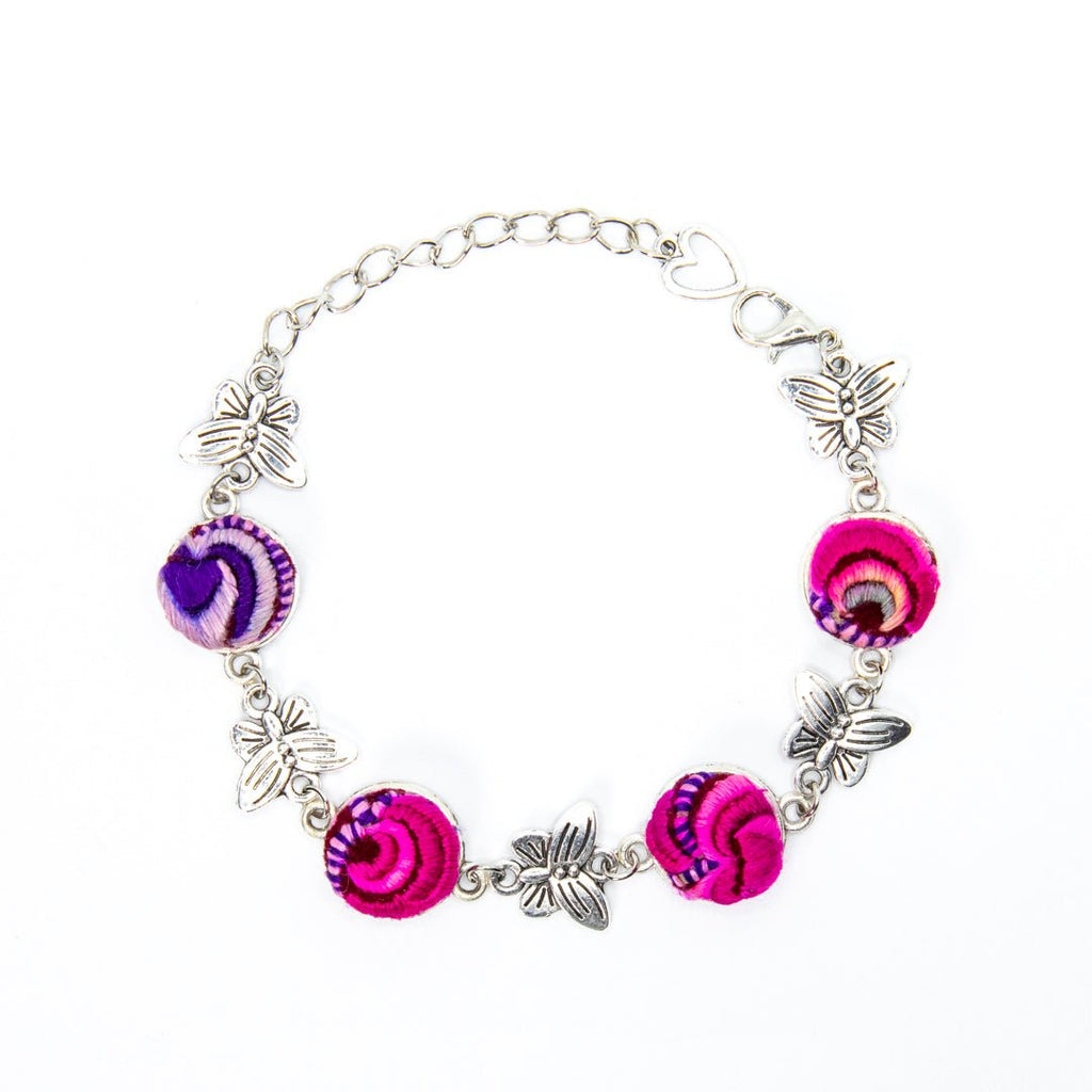 #product_nTraditional Hand Embroidered Miao Silver Braceletame# - it&itself