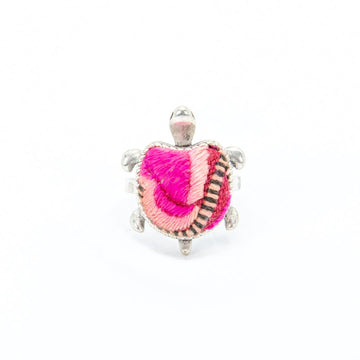 #product_nHand Embroidered Silver Adjustable Ringsame# - it&itself