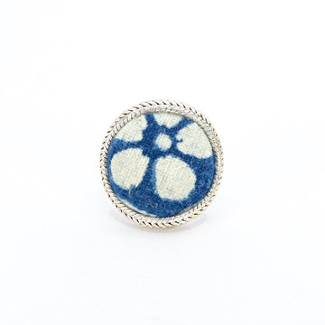 #product_nHand Dyed Batik Fabric Adjustable Ringsame# - it&itself