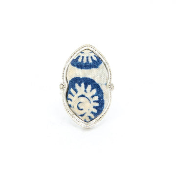 #product_nHand Dyed Batik Fabric Adjustable Ringsame# - it&itself