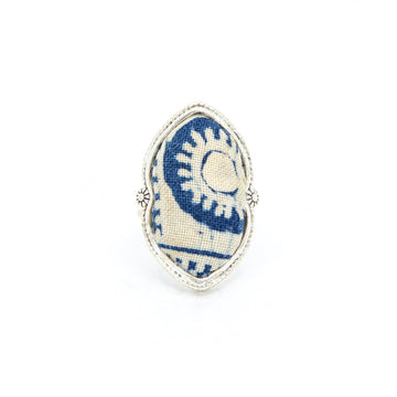 #product_nHand Dyed Batik Fabric Adjustable Ringsame# - it&itself