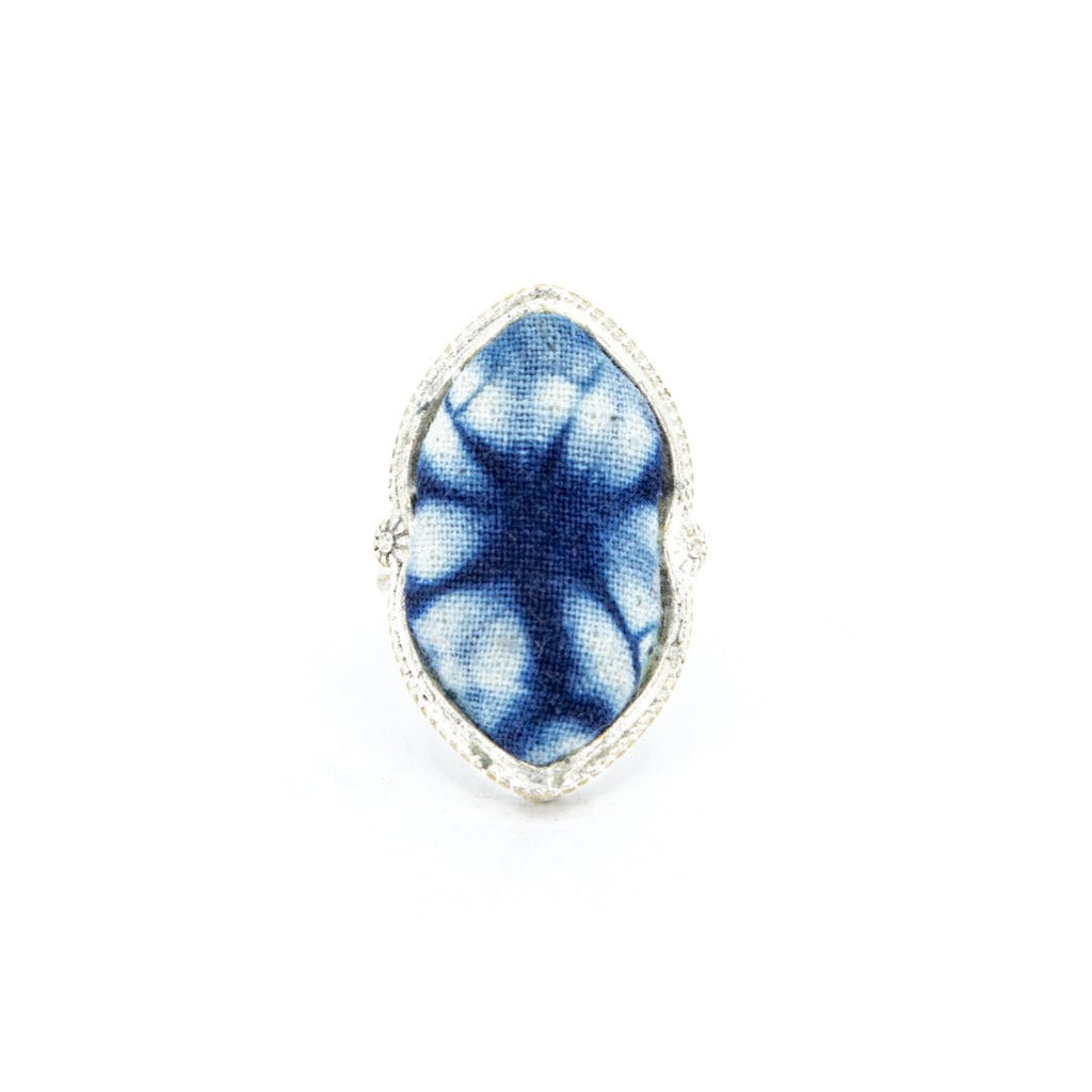 #product_nHand Dyed Batik Fabric Adjustable Ringsame# - it&itself