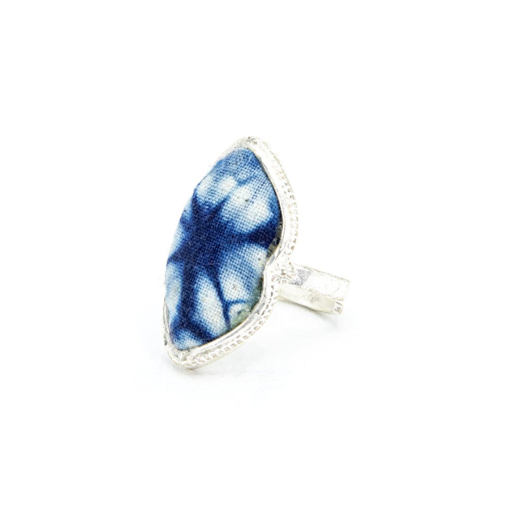 #product_nHand Dyed Batik Fabric Adjustable Ringsame# - it&itself
