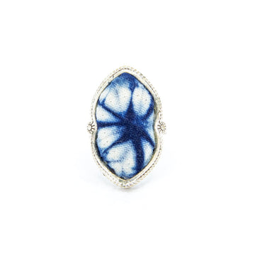 #product_nHand Dyed Batik Fabric Adjustable Ringsame# - it&itself