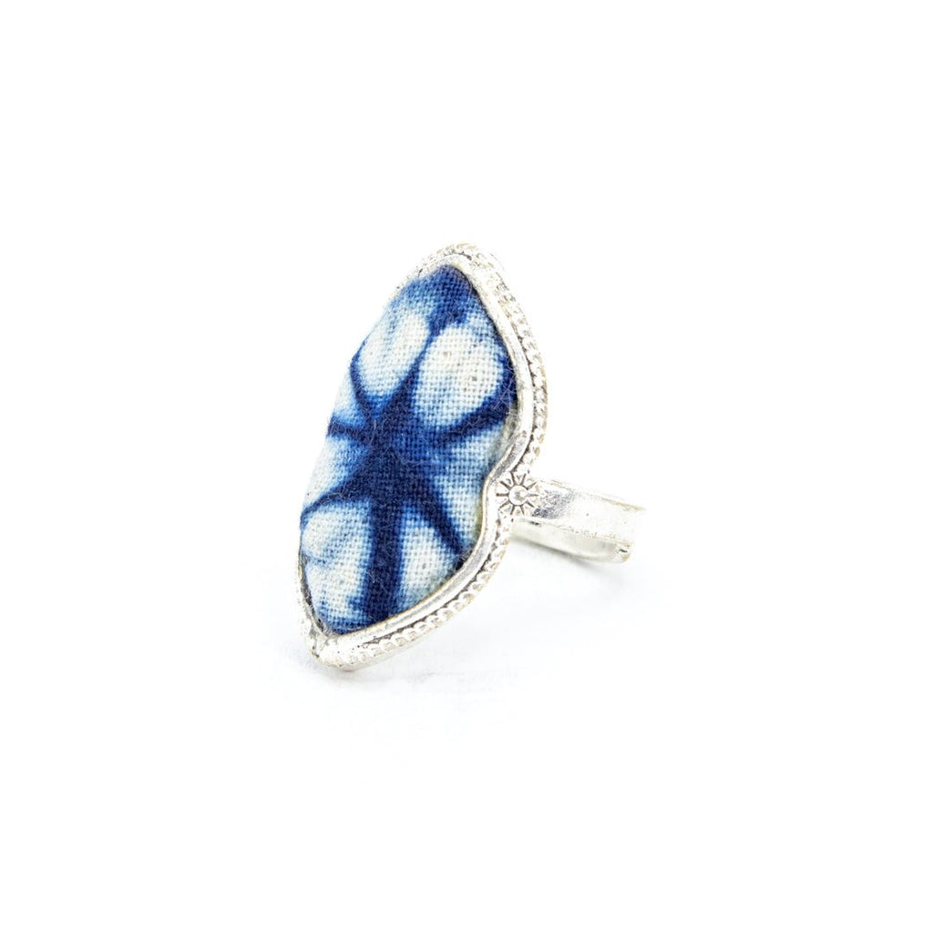 #product_nHand Dyed Batik Fabric Adjustable Ringsame# - it&itself