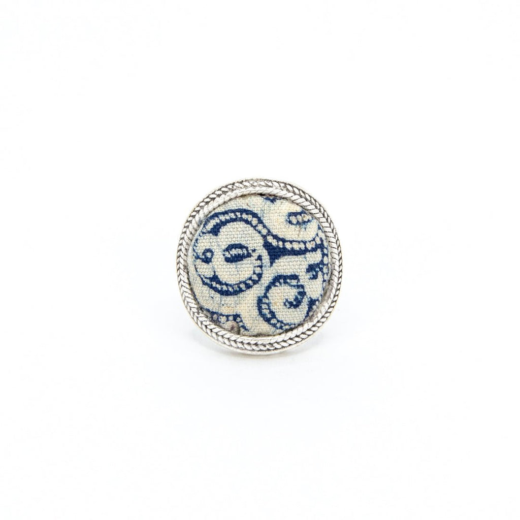 #product_nHand Dyed Batik Fabric Adjustable Ringsame# - it&itself