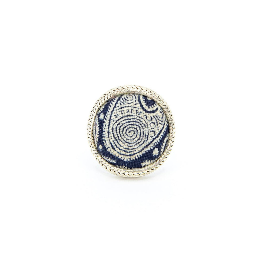 #product_nHand Dyed Batik Fabric Adjustable Ringsame# - it&itself