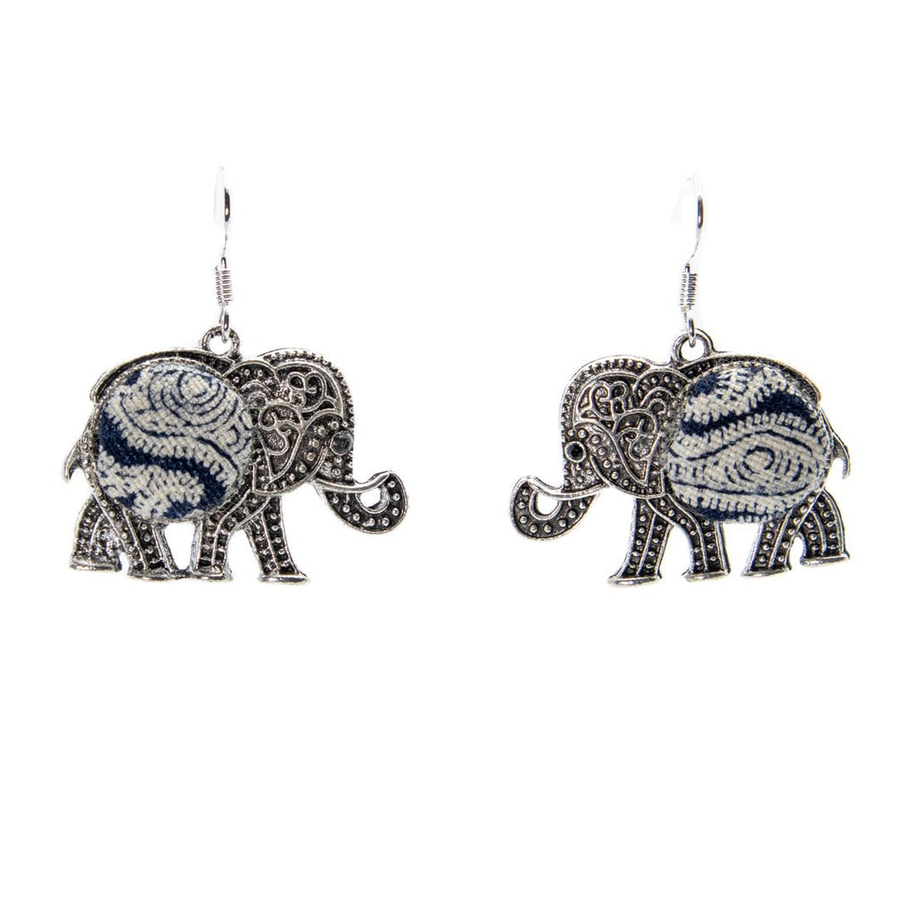 #product_nHandmade Batik Elephant Earringsame# - it&itself