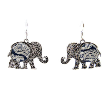 #product_nHandmade Batik Elephant Earringsame# - it&itself