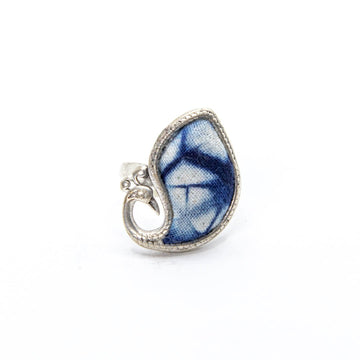 #product_nHand Dyed Batik Fabric Adjustable Ringsame# - it&itself