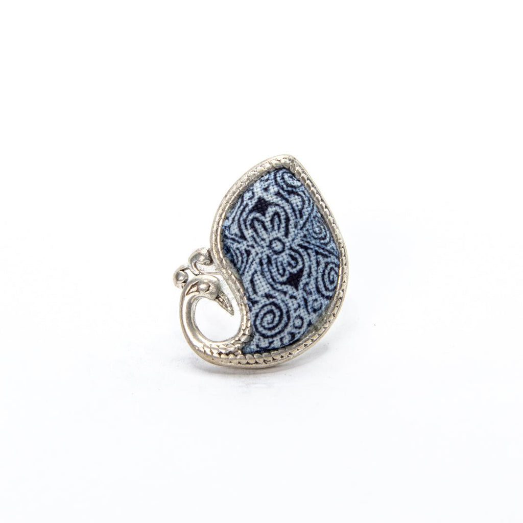 #product_nHand Dyed Batik Fabric Adjustable Ringsame# - it&itself