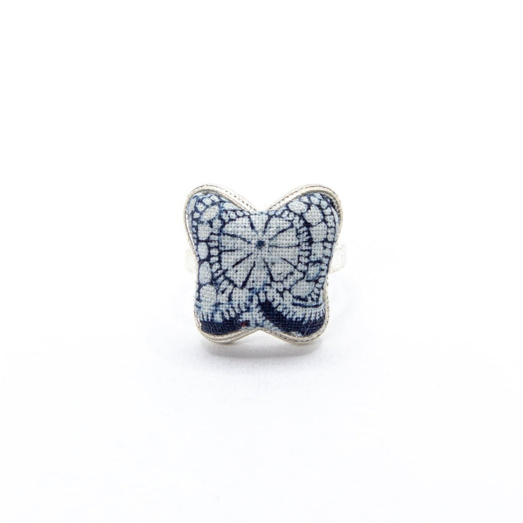 #product_nHand Dyed Batik Fabric Adjustable Ringsame# - it&itself