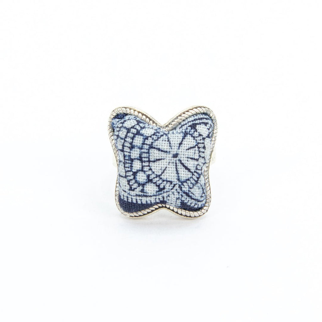 #product_nHand Dyed Batik Fabric Adjustable Ringsame# - it&itself