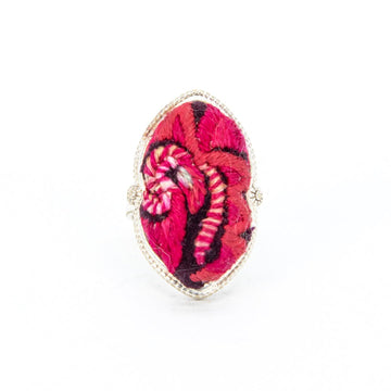 #product_nHand Embroidered Silver Adjustable Ringsame# - it&itself