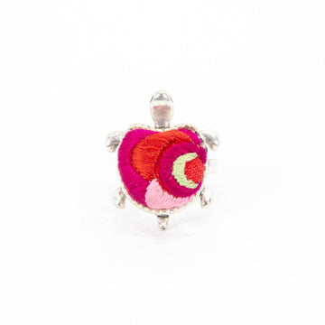 #product_nHand Embroidered Silver Adjustable Ringsame# - it&itself