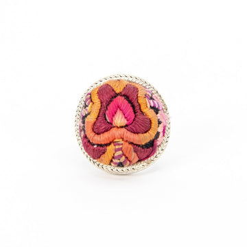 #product_nHand Embroidered Silver Adjustable Ringsame# - it&itself