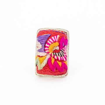 #product_nHand Embroidered Silver Adjustable Ringsame# - it&itself