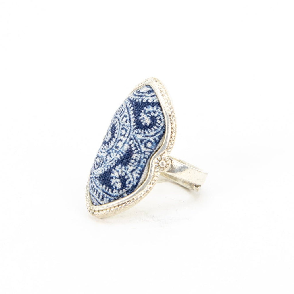 #product_nHand Dyed Batik Fabric Adjustable Ringsame# - it&itself