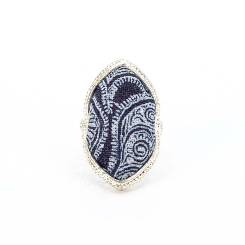 #product_nHand Dyed Batik Fabric Adjustable Ringsame# - it&itself