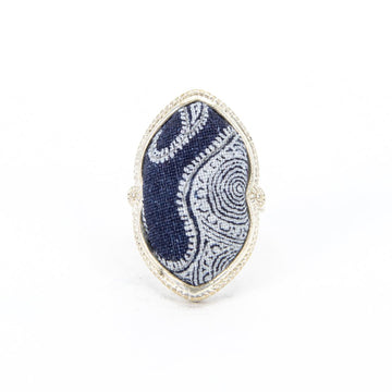 #product_nHand Dyed Batik Fabric Adjustable Ringsame# - it&itself