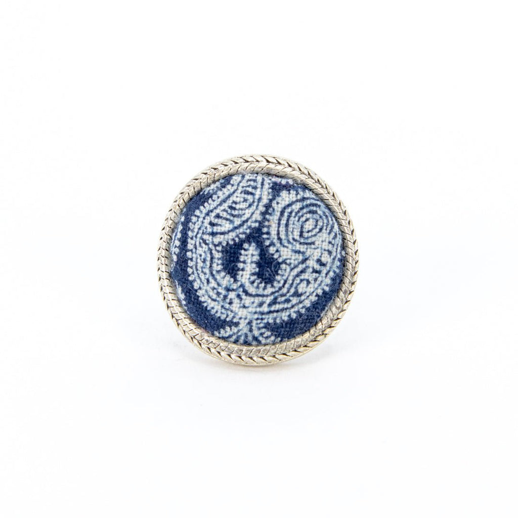 #product_nHand Dyed Batik Fabric Adjustable Ringsame# - it&itself