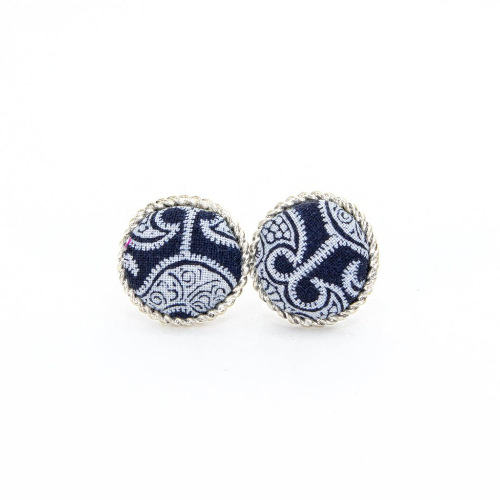 #product_nHandmade Batik Miao Silver Stud Earringsame# - it&itself